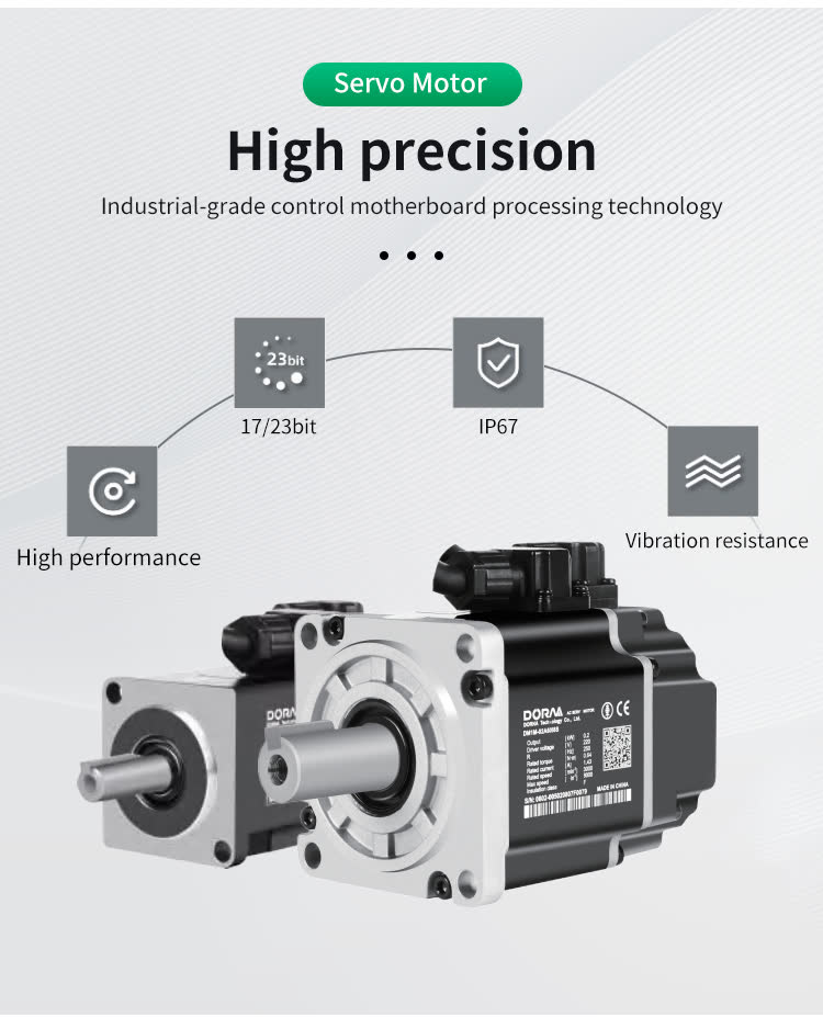 100W 40mm DS2 Servo Motor And Servo