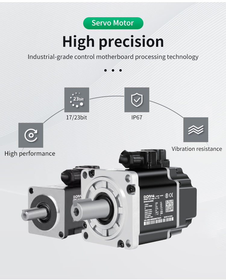 400W 60mm Servo Motor And Servo Driver