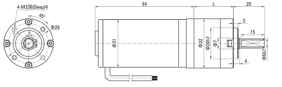 32mm 10w/15w Diameter Planetary Brush Geared Motor