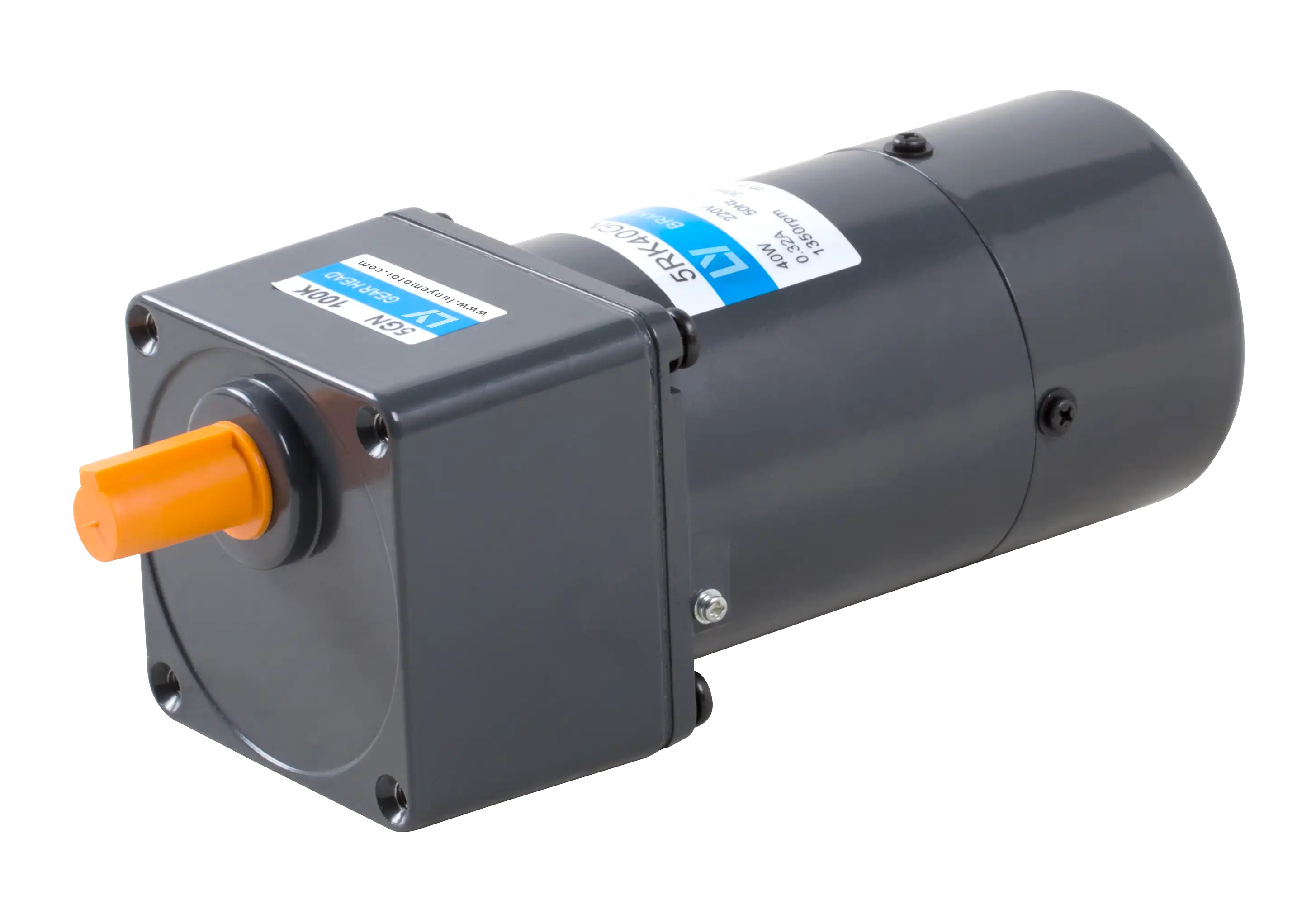 40W 220V 1/3phase small ac motor with terminal box and brake
