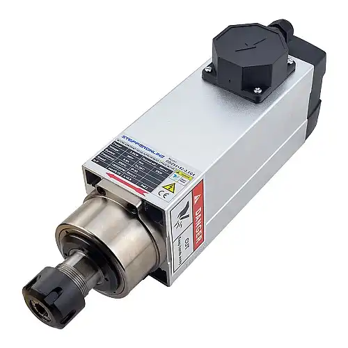 CNC spindle motor air cooled 380V 1.5KW 18000RPM 300Hz ER20 collet