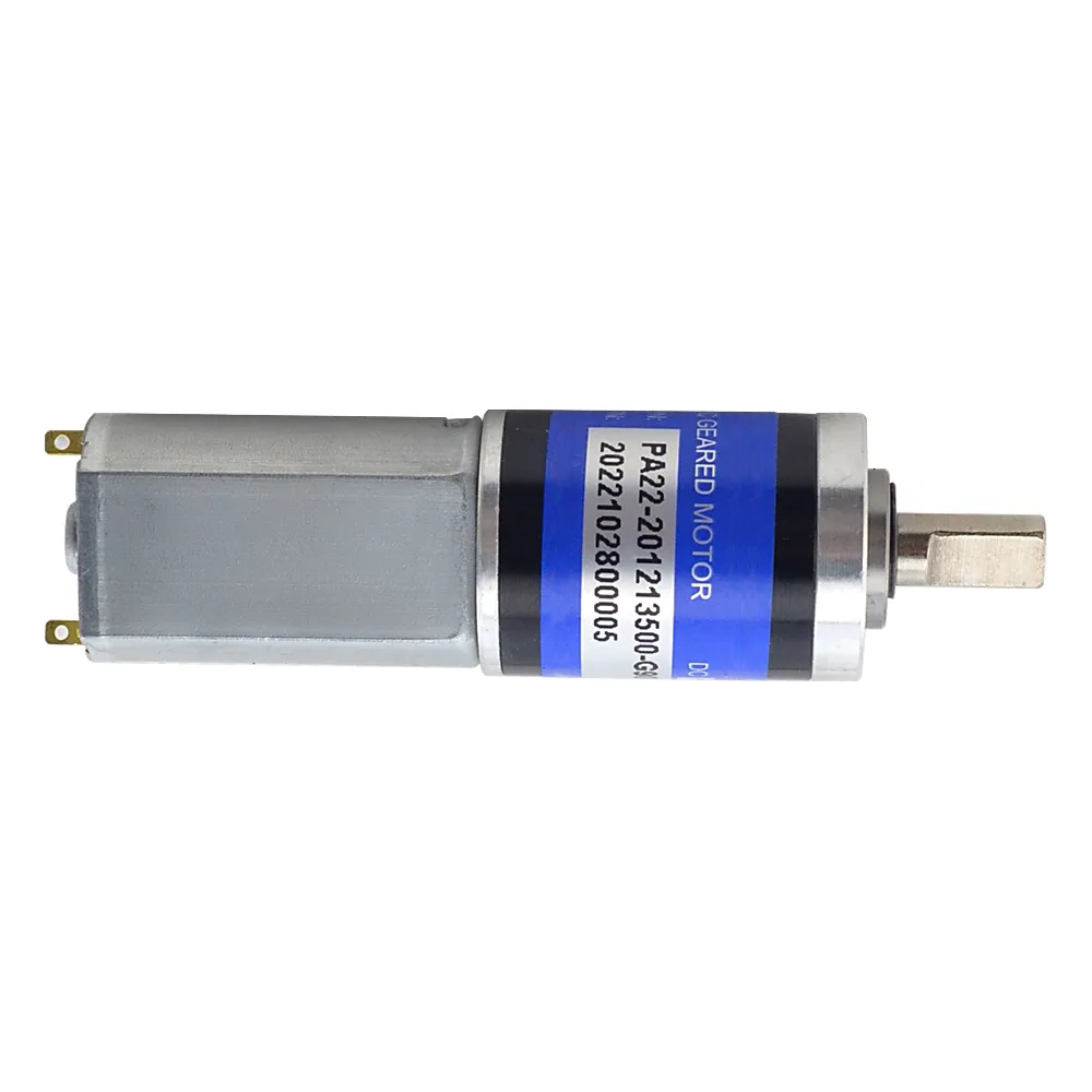 1.6W 12V 116RPM 0.093Nm Brushed DC Gear Motor With Planetary Gearbox