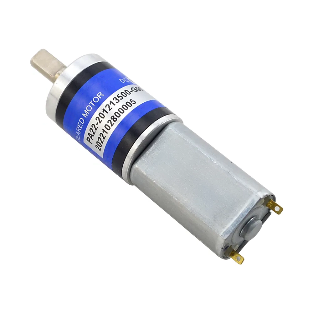 1.6W 12V 116RPM 0.093Nm Brushed DC Gear Motor With Planetary Gearbox