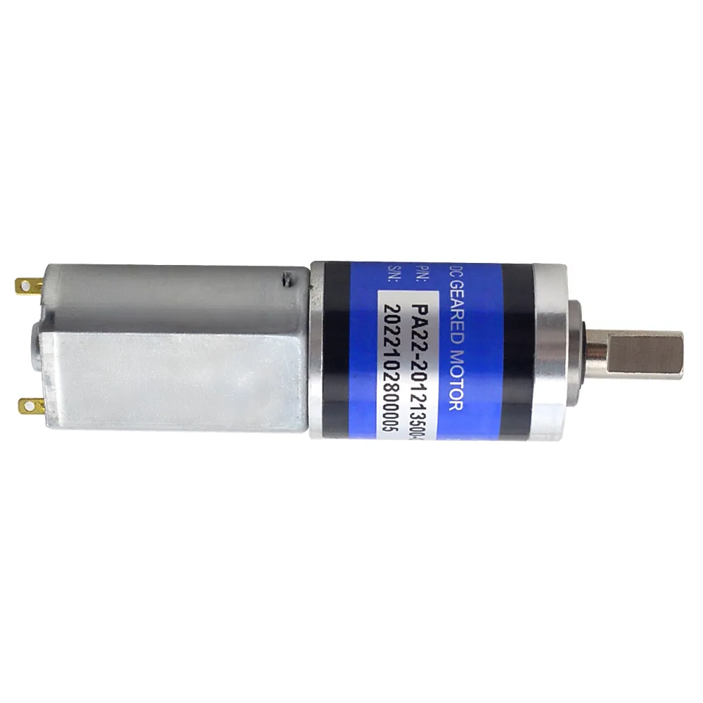 1.6W 12V 138RPM 0.078Nm Brushed DC Gear Motor With Planetary Gearbox
