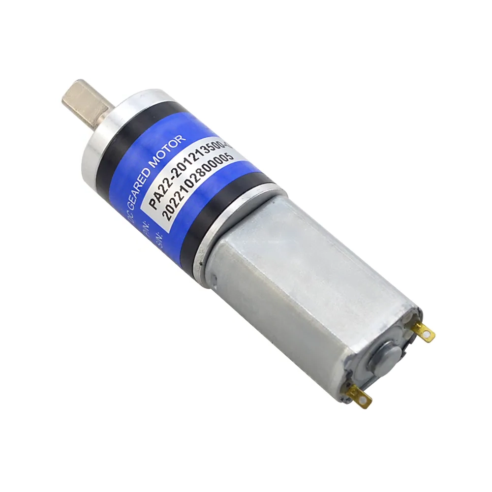 1.6W 12V 138RPM 0.078Nm Brushed DC Gear Motor With Planetary Gearbox