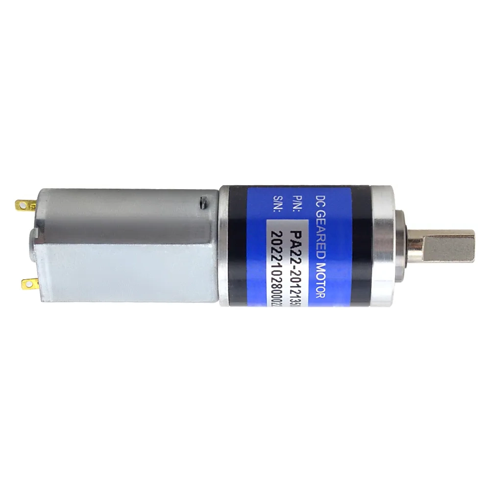 1.6W 12V 164RPM 0.068Nm Brushed DC Gear Motor With Planetary Gearbox