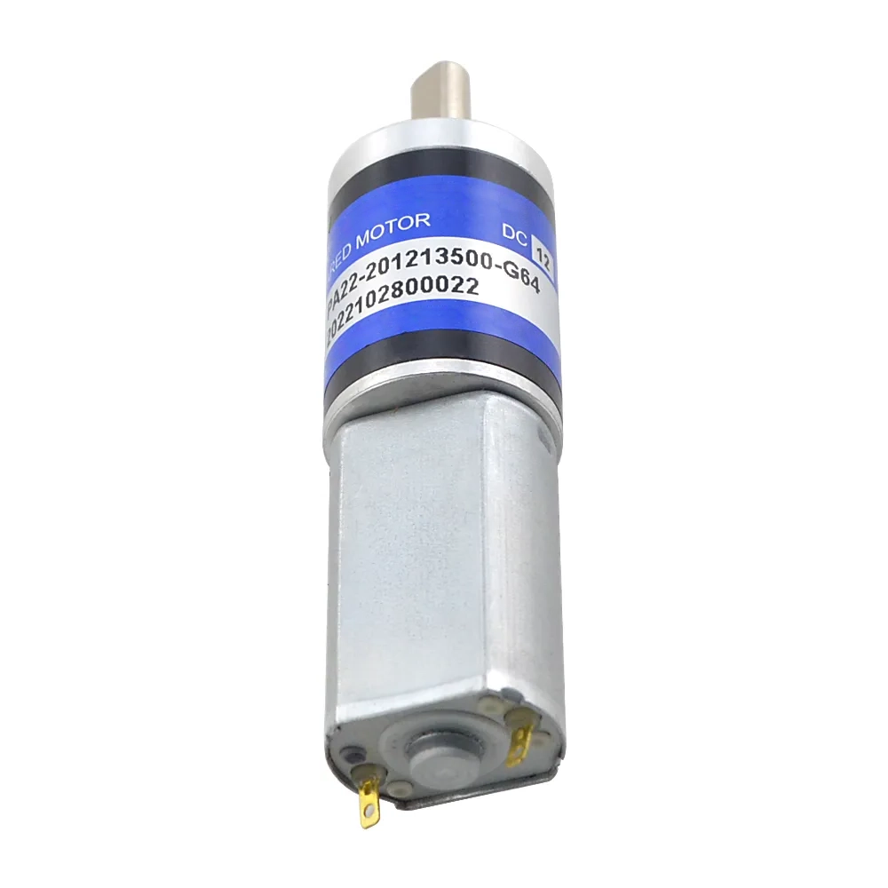 1.6W 12V 164RPM 0.068Nm Brushed DC Gear Motor With Planetary Gearbox