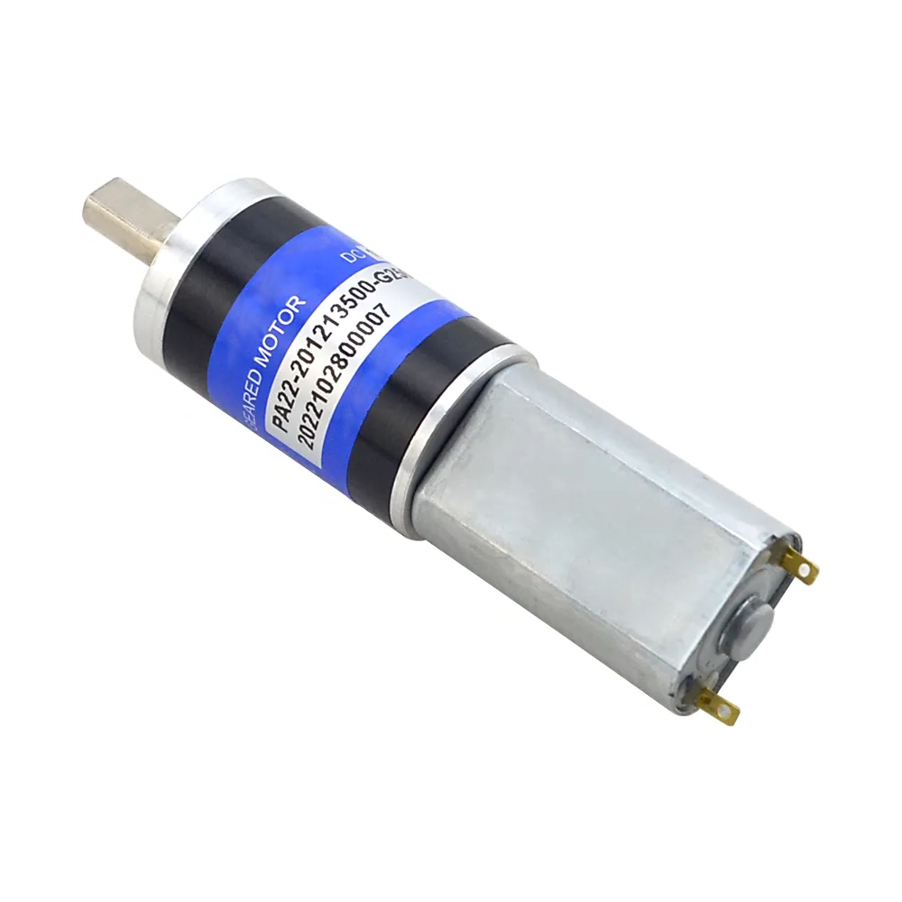 1.6W 12V 41RPM 0.225Nm Brushed DC Gear Motor With Planetary Gearbox