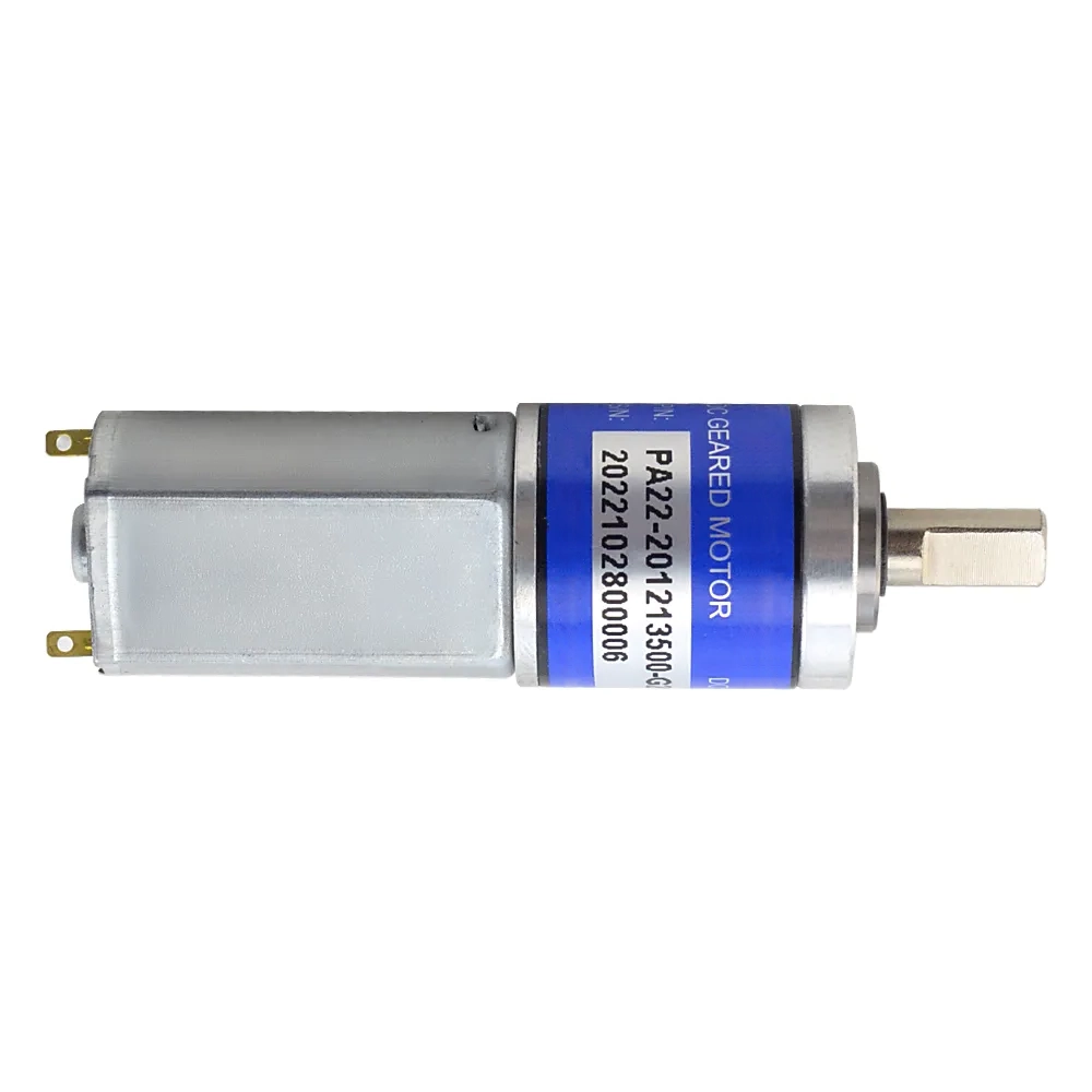 1.6W 12V 465RPM 0.026Nm Brushed DC Gear Motor With Planetary Gearbox