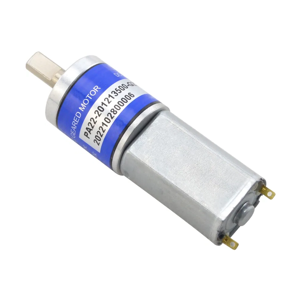 1.6W 12V 465RPM 0.026Nm Brushed DC Gear Motor With Planetary Gearbox