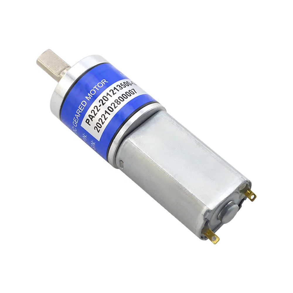 1.6W 12V 552RPM 0.023Nm Brushed DC Gear Motor With Planetary Gearbox