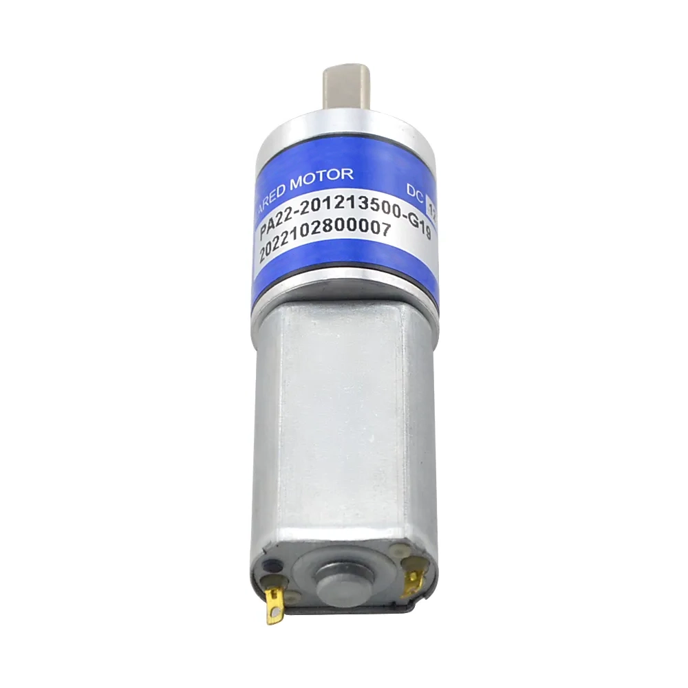 1.6W 12V 552RPM 0.023Nm Brushed DC Gear Motor With Planetary Gearbox