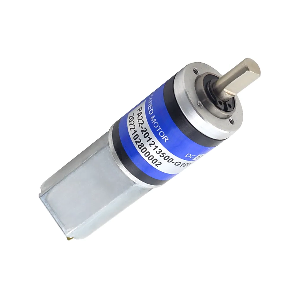 1.6W 12V 98RPM 0.107Nm Brushed DC Gear Motor With Planetary Gearbox