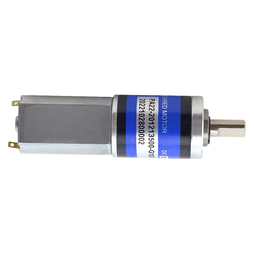 1.6W 12V 98RPM 0.107Nm Brushed DC Gear Motor With Planetary Gearbox