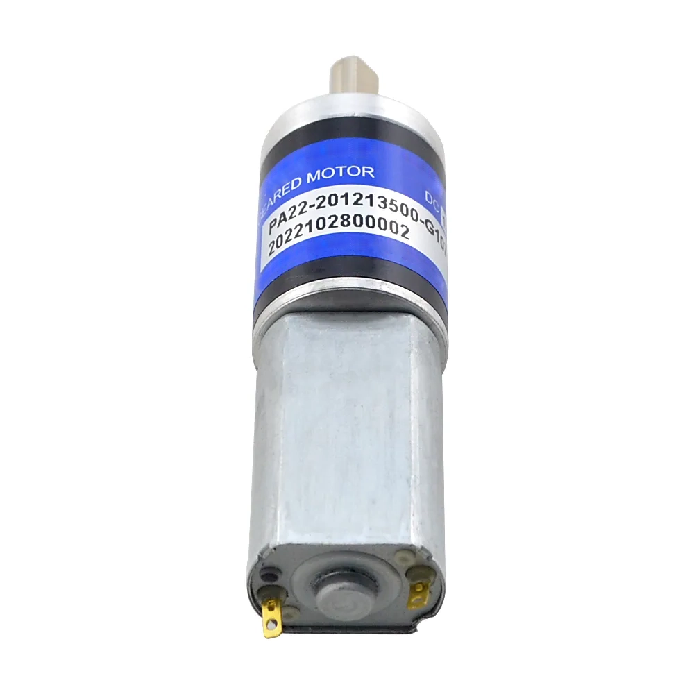1.6W 12V 98RPM 0.107Nm Brushed DC Gear Motor With Planetary Gearbox