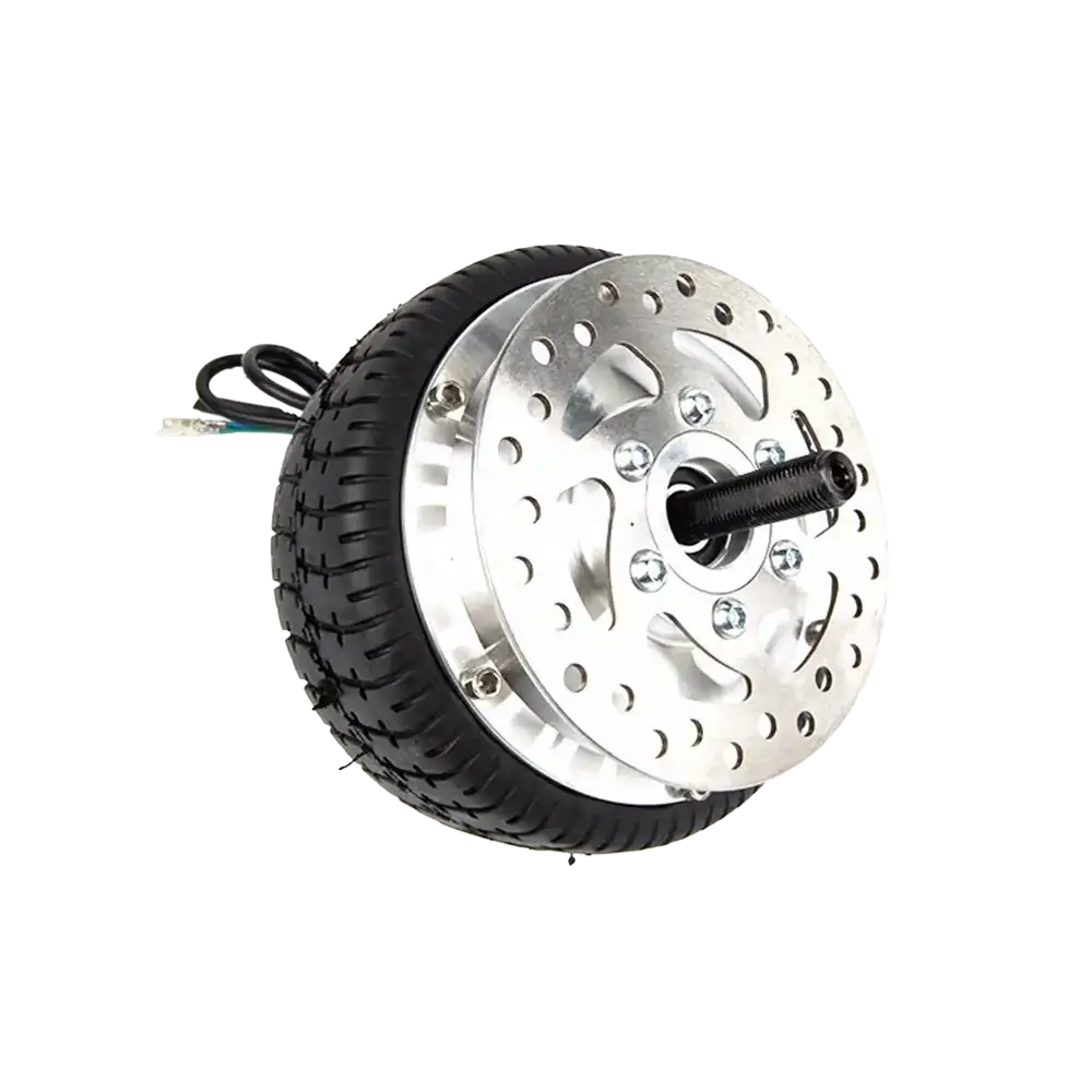 100-200W 24V 6Inch 277RPM Brushless Geared Wheel Hub Motor