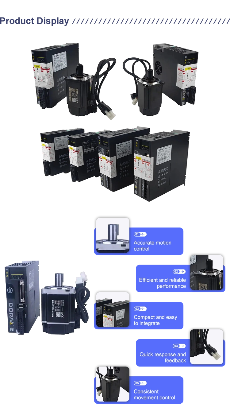 220V 3kw 1000rpm 180mm B1 Servo Motor And Servo Driver