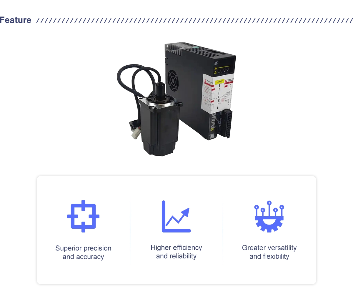 220V 3kw 1000rpm 180mm B1 Servo Motor And Servo Driver