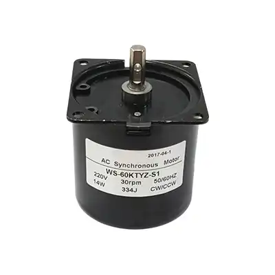 28W 110-230V AC Single phase Gear induction Motor