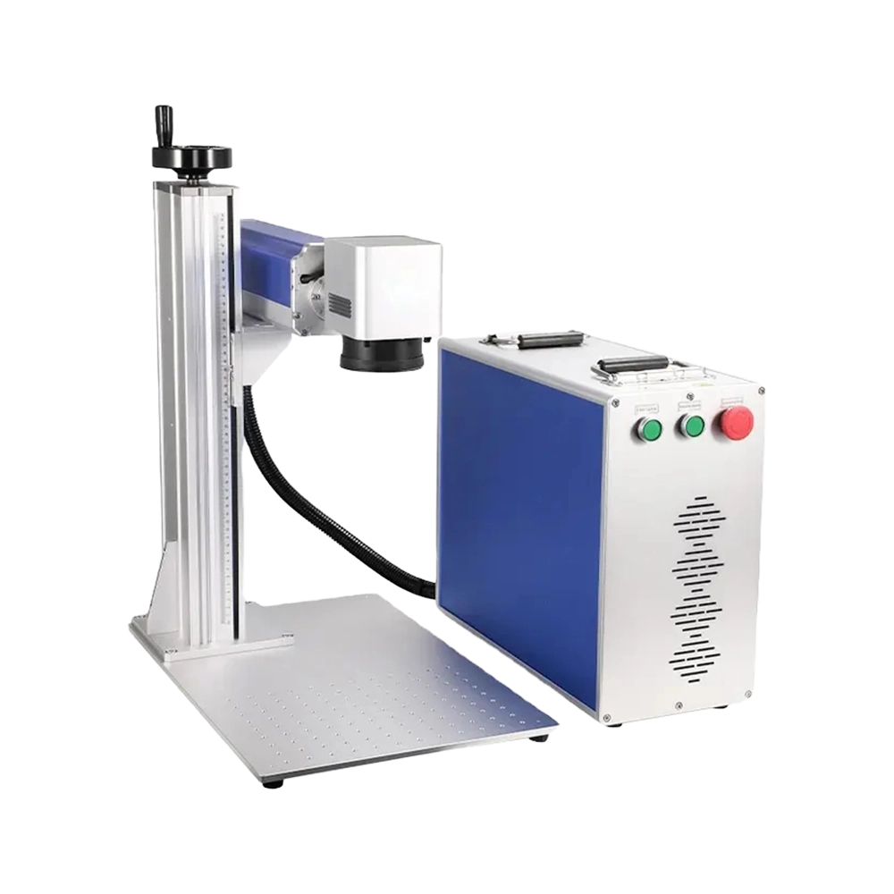 20-50W Fiber Laser Marking Engraving Machine with Rotary