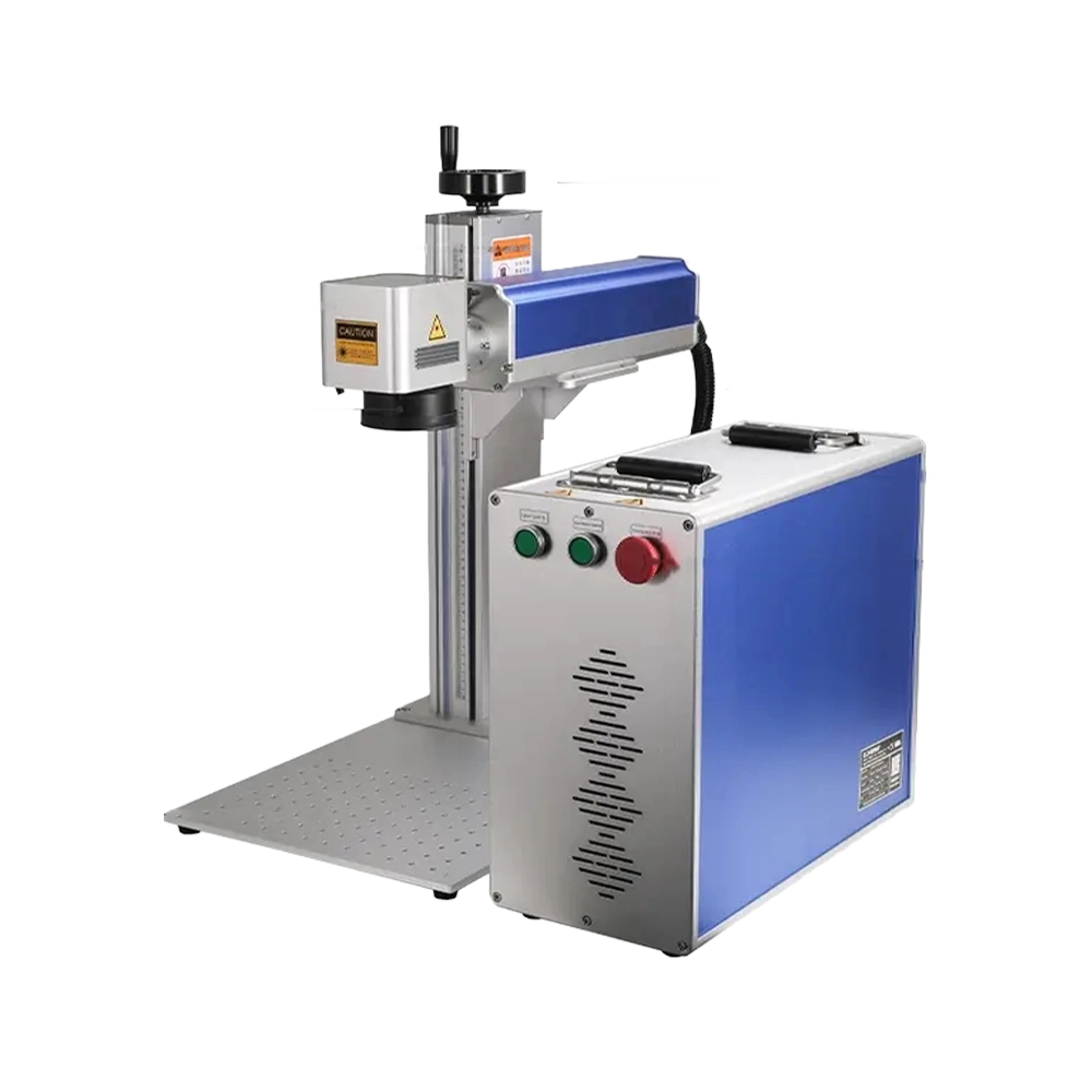 20-50W Fiber Laser Marking Engraving Machine with Rotary