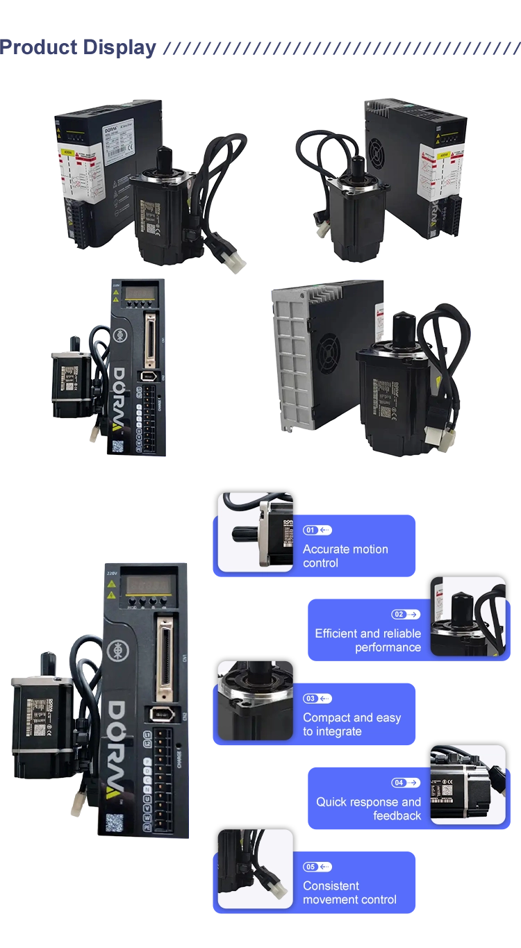 200W 60mm DS2 Servo Motor And Servo Driver