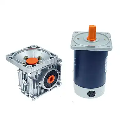 300-1500W 24-48V PMDC Worm Gear Motor 