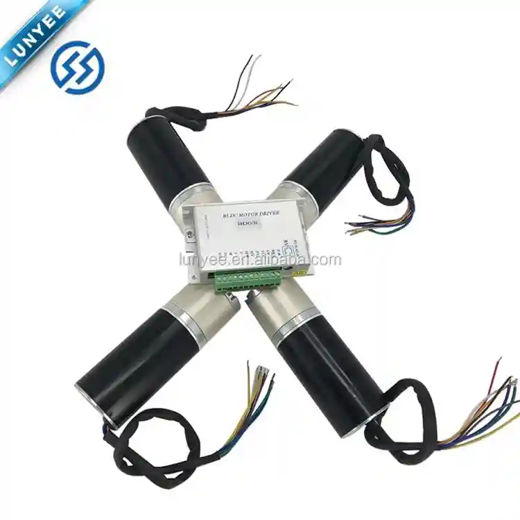 30W 24V Planetary DC Brushless Gear Motor with Driver