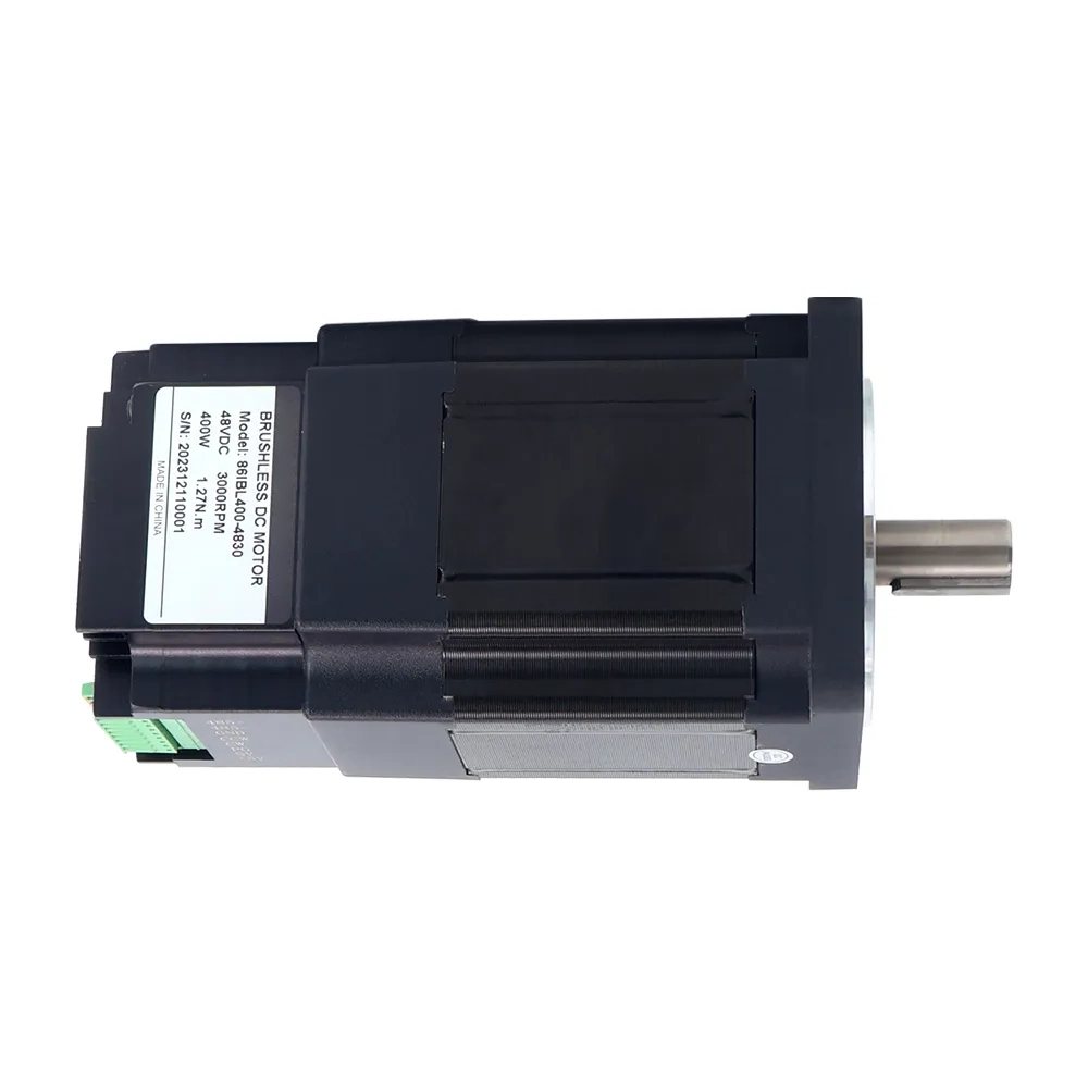 400W 48V 3000RPM 1.27Nm  Nema 34 Integrated Brushless DC Motor