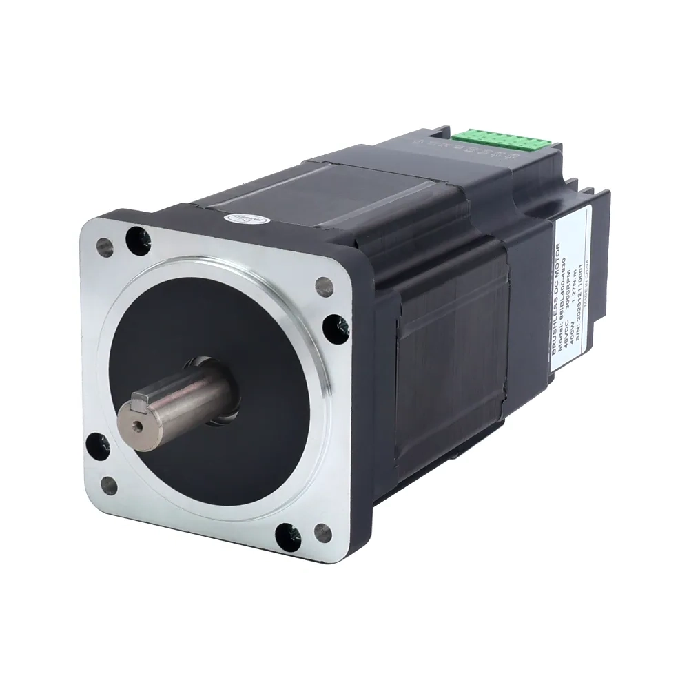 400W 48V 3000RPM 1.27Nm  Nema 34 Integrated Brushless DC Motor