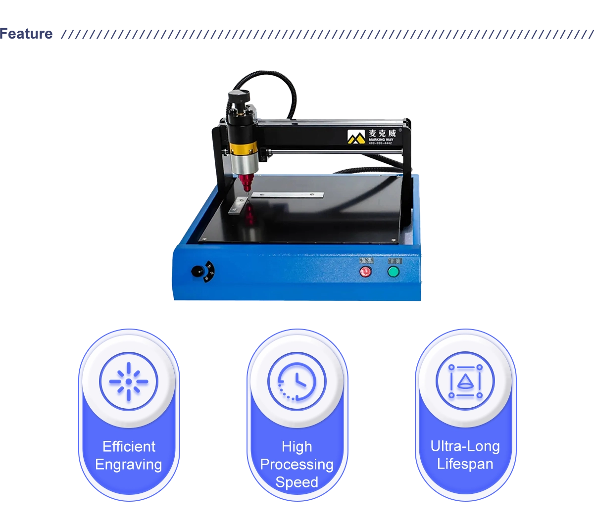 400W Metal Tag Electric Marking Engraving Machine