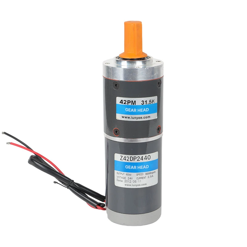42mm 40W 3000RPM 24V Brushless DC Planetary Geared Motor