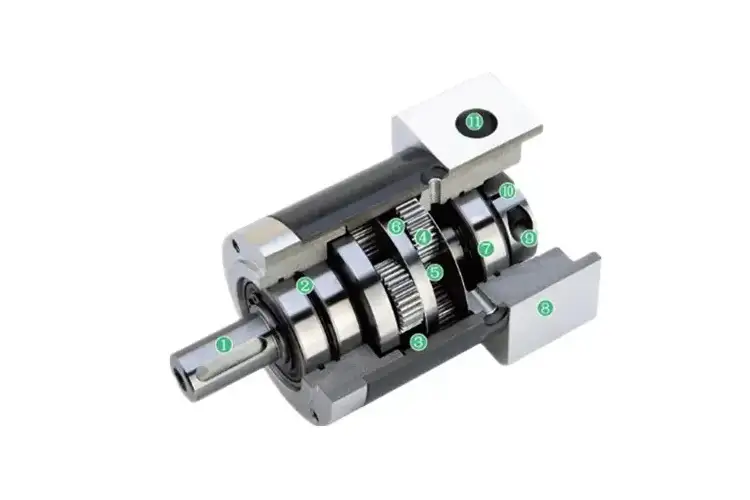 50-50000W 1000PRM bevel planetary gear box