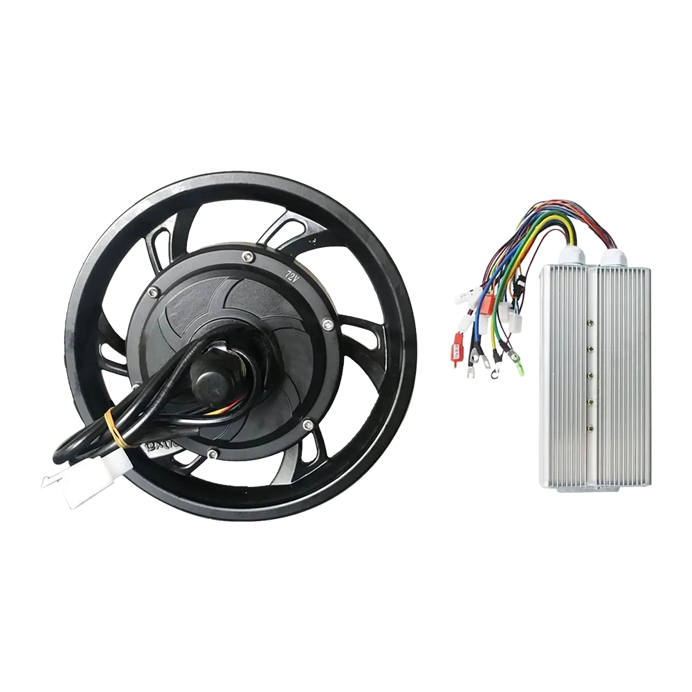 500-5000W 72V 12Inch 120km per Hour Hub Motor with Bluetooth Controller