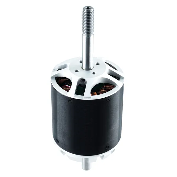 51V 7000W 130KV Outrunner Sensored Brushless DC Motor