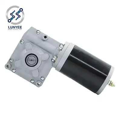 900W 12-24V PMDC Gear Motor with Shaft Hole