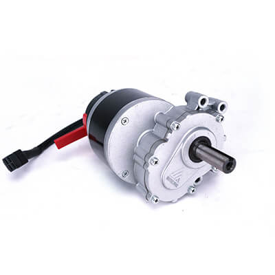 250W 24V Brush DC Gear motor with electromagnetic brake