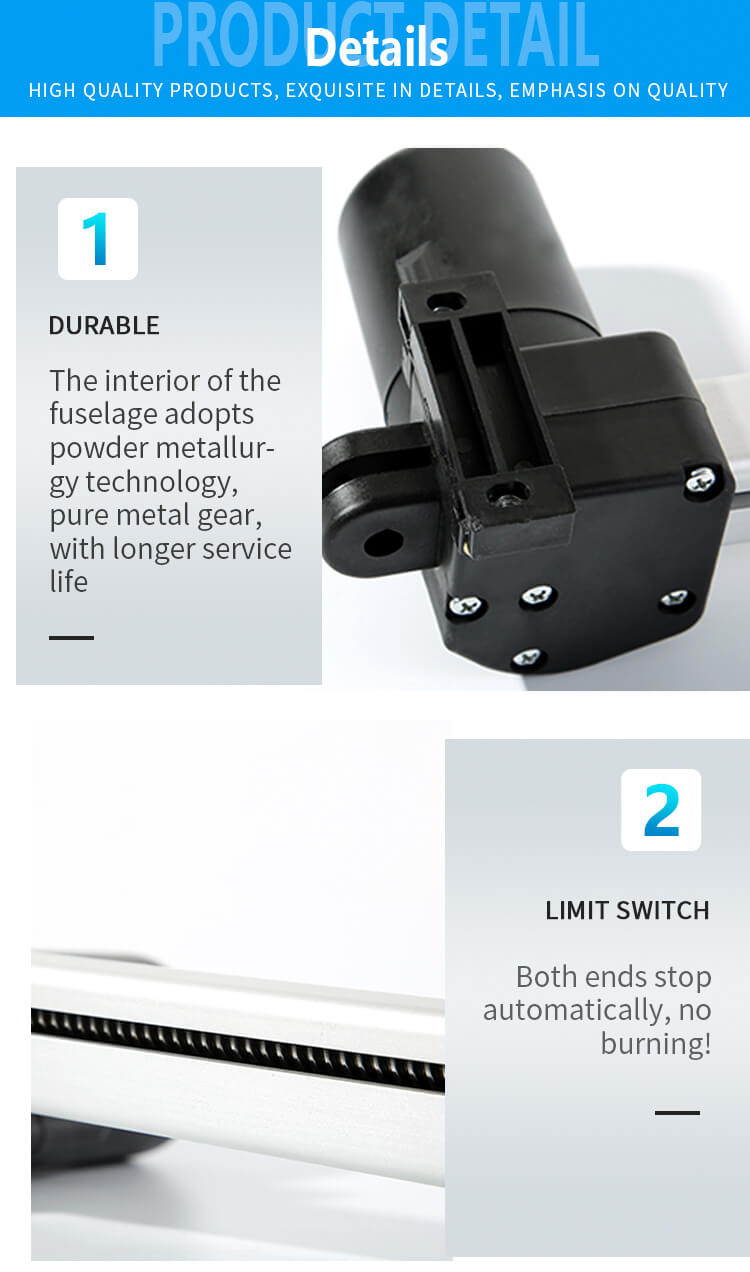 8000N 50-800MM 7.5-20mm/s linear actuator