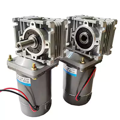400W 24V Brushed DC Worm Gear Motor