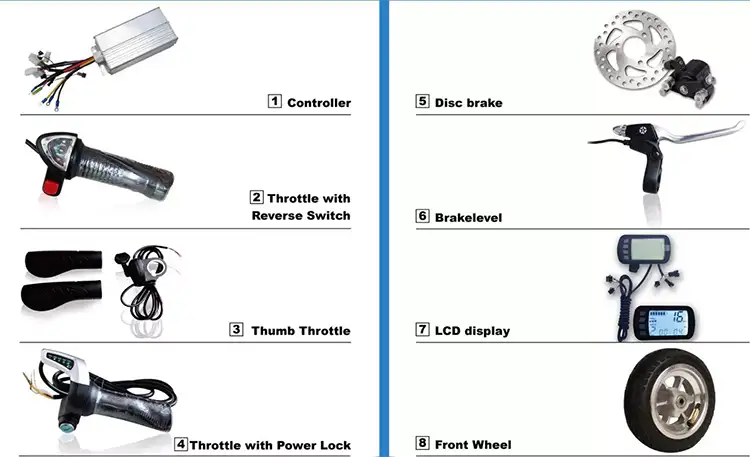 14.5Inch 24-48V 350/500W 9.5-12.5km/h Electric Hub Motor