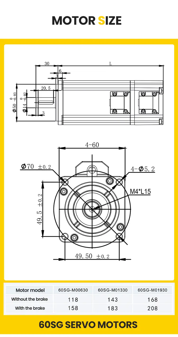 400W 220V 3000rpm AC servo motor and SG-30A driver kit