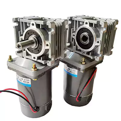 180W 24V NMRV040 Brushed DC Worm Gear Motor