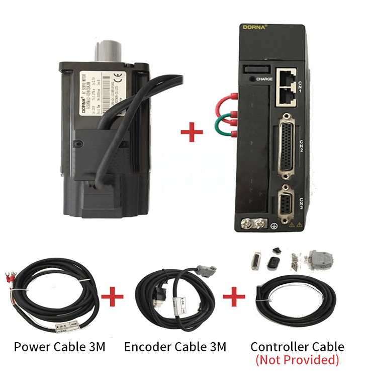 750W 220V 3000rpm 80mm M1 Servo Motor And Servo Driver