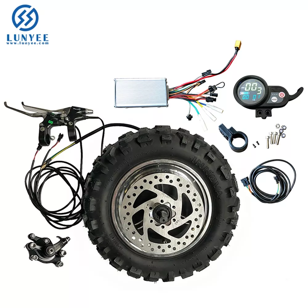 11Inch 48V 1000/1500W 60km/h High Speed Gearless Motor Kit