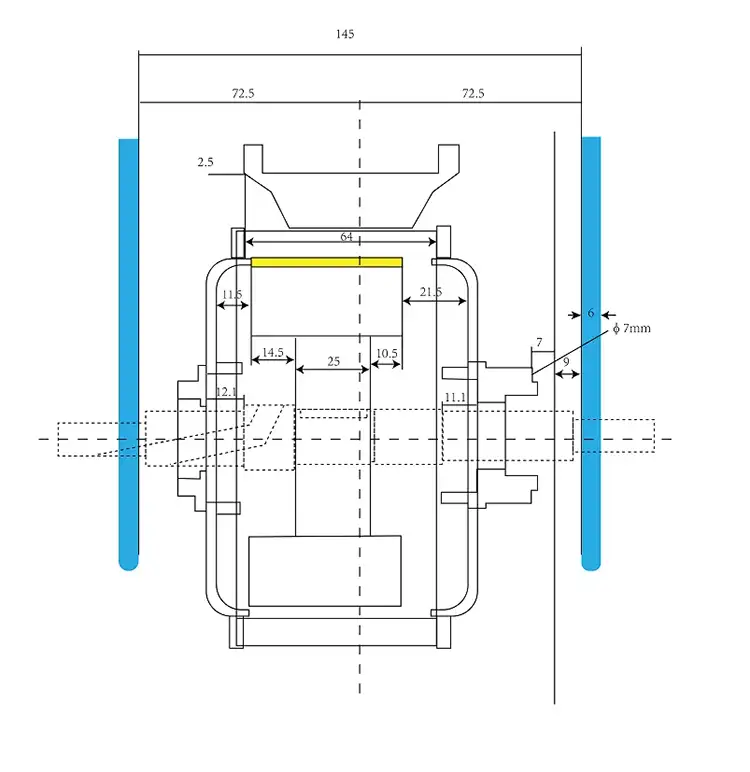 11Inch 48V 1000/1500W 60km/h High Speed Gearless Motor Kit