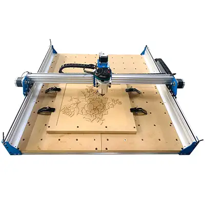 80cm*80cm 40W Laser Carving Machine with 710W Spindle