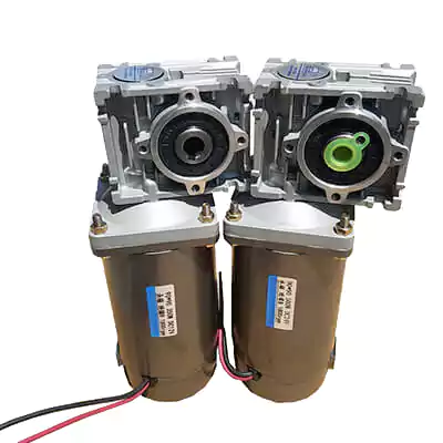 180W 24V NMRV040 Brushed DC Worm Gear Motor