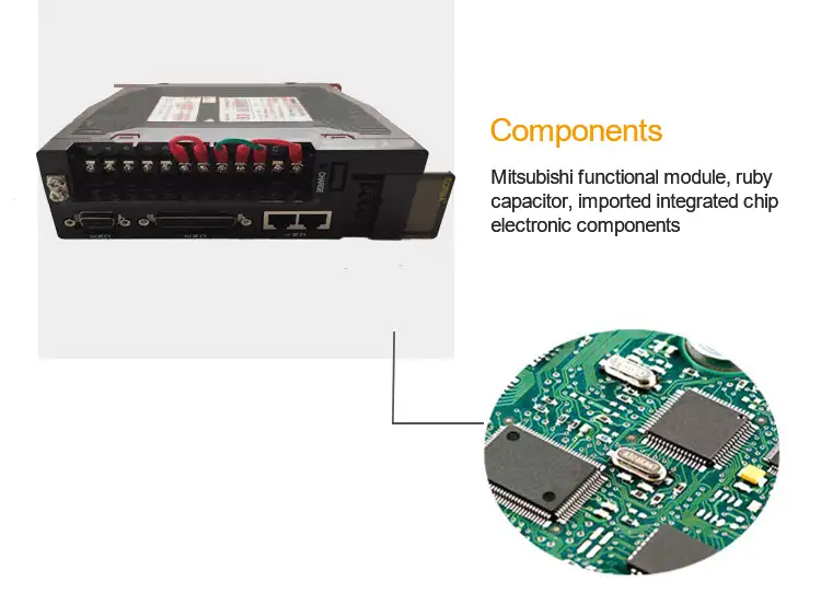 3000W 180mm AC DORNA Servo Motor And B1 Series Servo Driver Kit