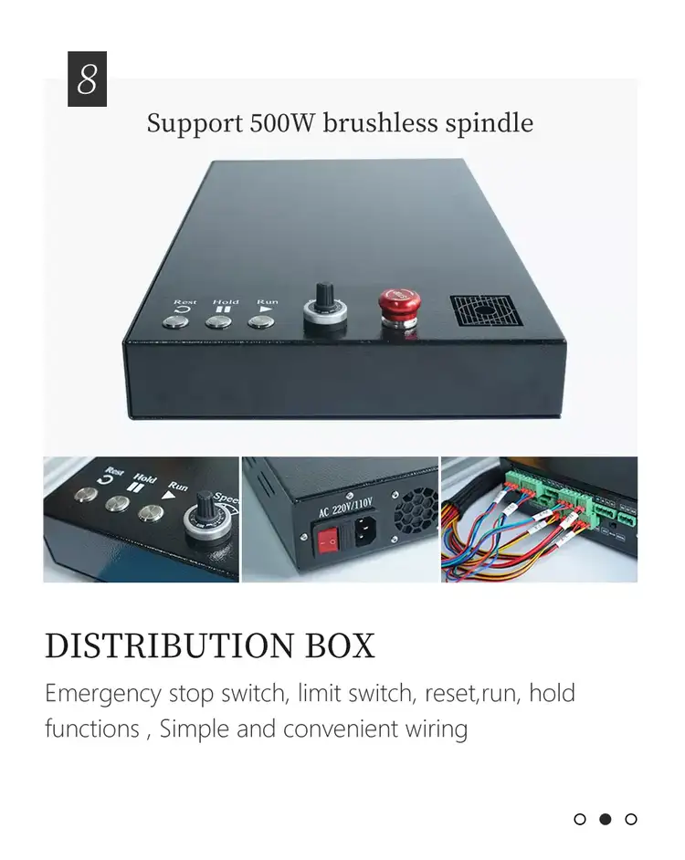 CNC 3040 Router 500W Spindle Engraver with 40W Laser