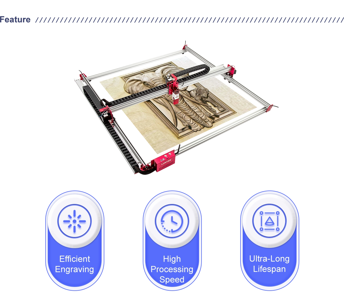 Cloud L10 Laser and CNC engraving machine with 40-80W spindle kit